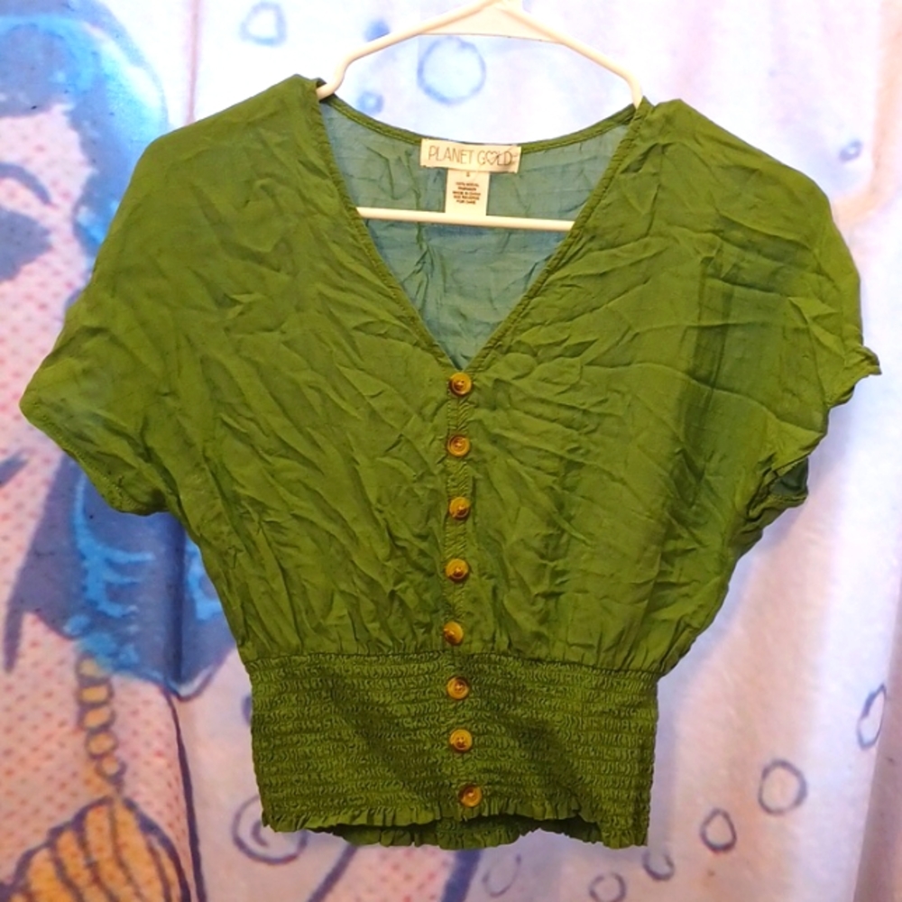 Soft  Green Top